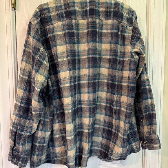 Mens Hobbs Creek Flannel Button-Up - Size 2XL - Picture 3 of 5